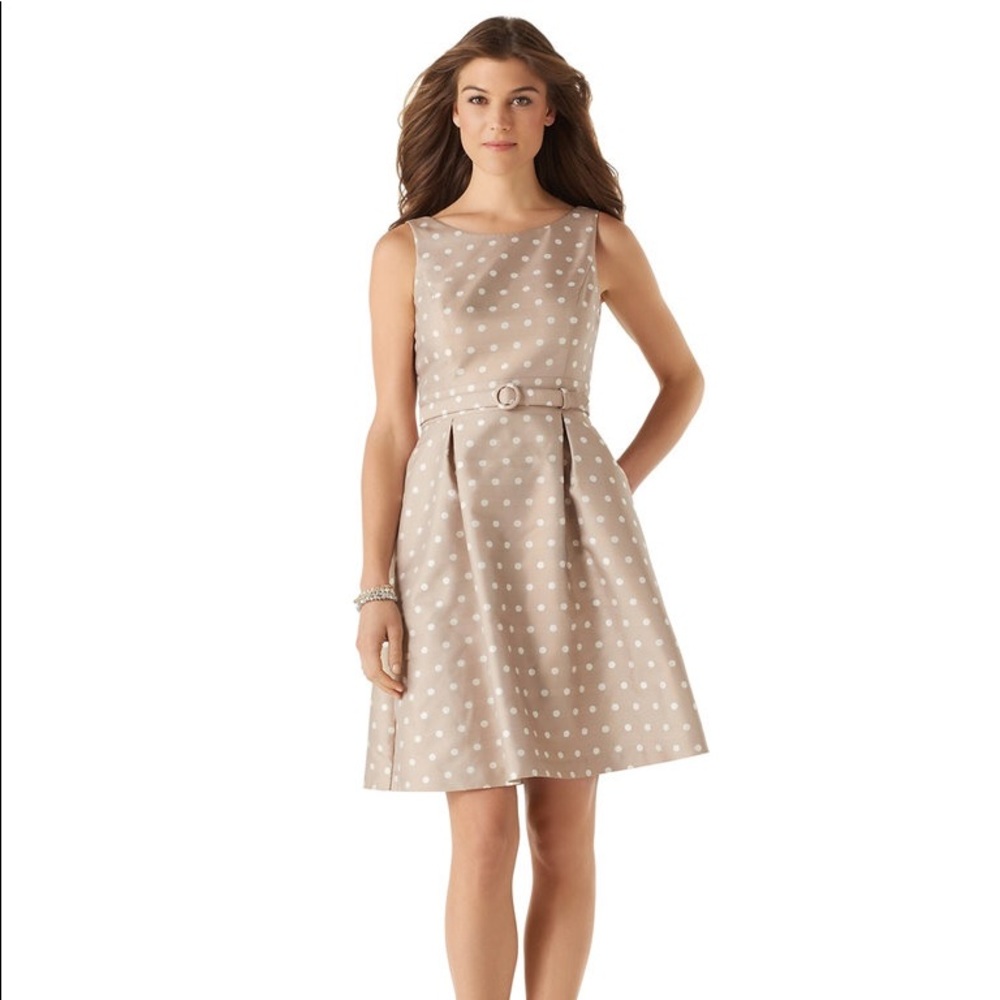 POLKA DOT FIT & FLARE DRESS